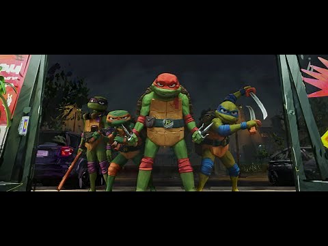 Teenage Mutant Ninja Turtles: Mutant Mayhem "No Diggity" Fight Scene (60FPS)