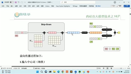 word2vet中的skip-gram和CBOW