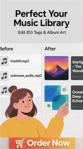 “MP3 Metadata & Album Art Editing – Fiverr Service” music - song