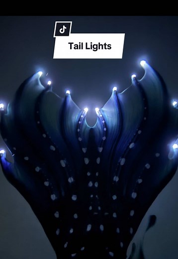 I got this idea from @Finfolk Productions after they released the luminosa tail. They definitely didn’t stay put in the short tendrils but it looked so cool! I wonder if we’ll see more light up tails in the future. The tail I am wearing is twilight tide by finfolk. . #mermaidtail #mermaid #realmermaid #bioluminescence #light #goth #finfolkproductions #finfolk #fyp #foryoupage #h20 #h2ojustaddwater #mermaidcore #sirencore #siren #ethereal #makomermaids #twilight
