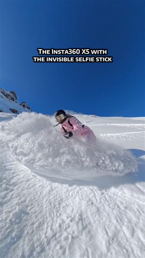 I film EVERYTHING with the @insta360 X5 linked in bio •Code:DNICETAHOE #snowboard #insta360 #bts