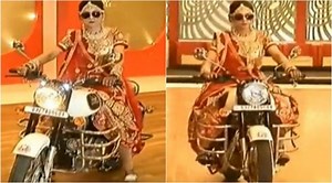 व्हिडिओ: हैदराबादची ‘बुलेट रानी’, लग्न मंडपात बुलेटवरून एण्ट्री