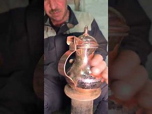 Live Coppersmithing: Finishing Touches on a Stunning Dallah!