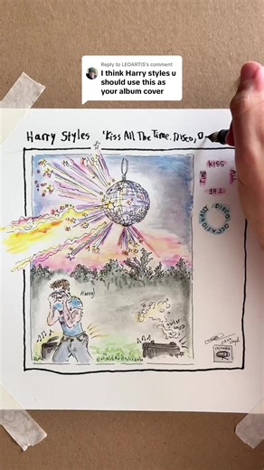 Replying to @LEOARTIS Harry Styles: alt new album cover? #harrystyles #hs4 @HSHQ