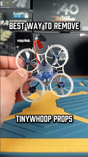 Best way to remove TinyWhoop FPV Propellers | No more busted fingers!