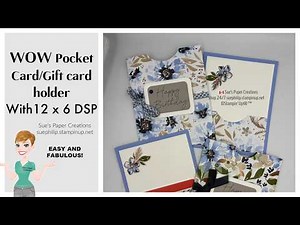 12 x 6 DSP Fun Fold with Gift Card Holder