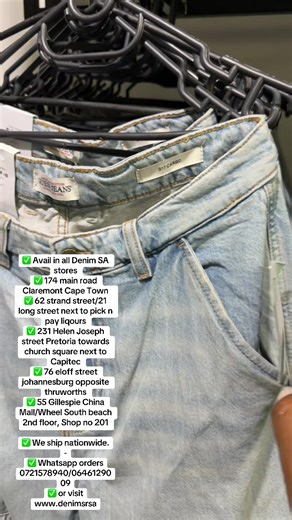 Denim SA Store Locations & Nationwide Shipping
