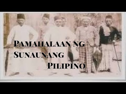 Uri ng Pamahalaan ng Sinaunang Pilipino