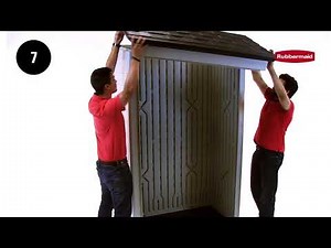 Rubbermaid 4’ x 2.5’ Vertical Shed Installation