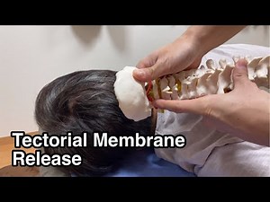 Manual therapy for tectorial membrane