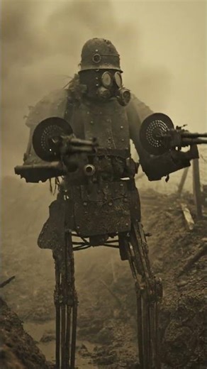 WWI British Trench Walking Mech - 1917 Alternate History #ai