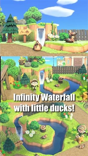 Super easy filler builds on my Summer Camp Animal Crossing island! #animalcrossing #acnh #shorts