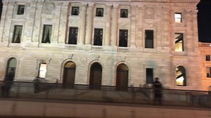 KSTP Investigative Reporter Joe Augustine took this video, showing National Guard members protecting the state's Capitol in St. Paul. Live coverage: https://kstp.com/livevideo/?utm_medium=social&utm_source=facebook_KSTP-TV | KSTP-TV