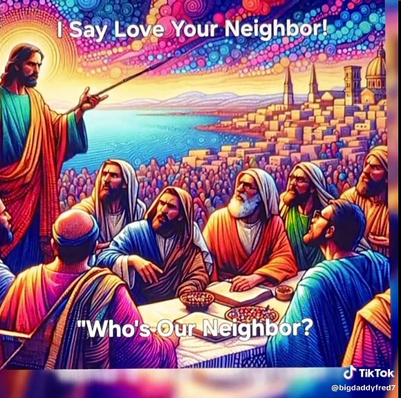 Mark 12:30-32 New International Version 30 Love the Lord your God with all your heart and with all your soul and with all your mind and with all your strength.’[a] 31 The second is this: ‘Love your neighbor as yourself.’[b] There is no commandment greater than these.” 32 “Well said, teacher,” the man replied. “You are right in saying that God is one and there is no other but him. #Jesus #love #daddyfred #neighbor neighbor