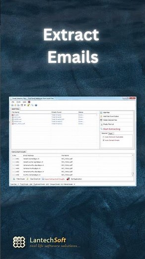 Extract Emails from File | File Email Extractor | Link in Description