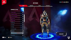 ALL OCTANE SKINS & COSMETICS SHOWCASE in Apex Legends