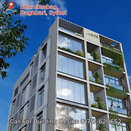 5-Storey Building Animation – Modern, Functional & Aesthetic Design.