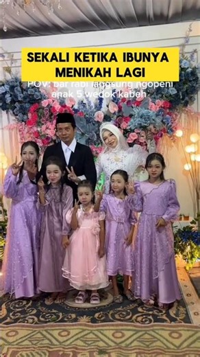 A touching moment when a widow with five children married a single man ‼️‼️ #marriage #widow #vir...