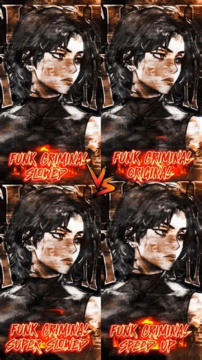 FUNK CRIMINAL 🔥 Original vs Slowed vs Super Slowed vs Speed Up 😈 Which Version Hits Hardest?