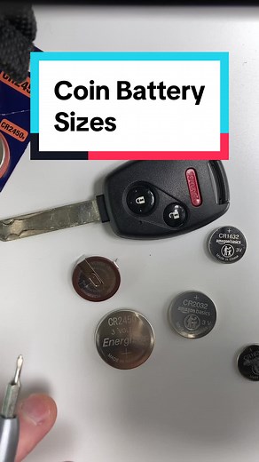 3v battery sizes #battery #key #keyfob #coinbattery