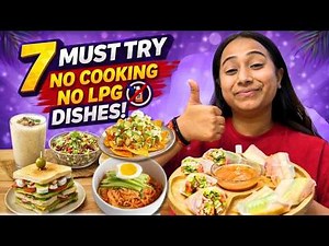 7 Must-Try NO COOKING NO LPG Recipes 🔥 Perfect for Summer!