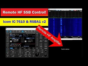 Remote Icom IC-7610 | Icom RSBA1 v2 | RF2K-S Amplifier | POTA Contact | Remote Control HF Operations