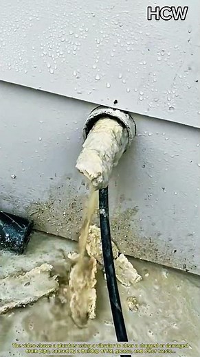 Plumber Clears Clogged Drain Like a Pro!