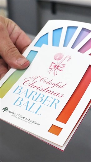 Hot off the presses! The invitations for the 2025 Barber Christmas Ball are coming your way staight from @printingconceptserie. Look out for your invitation in the mail later this week! | Barber National Institute