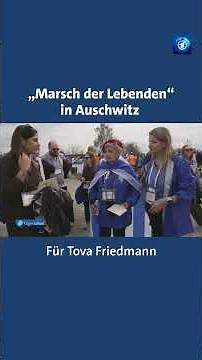„Marsch der Lebenden“: Tausende erinnern an die Opfer des Holocaust #tagesschau #nachrichten