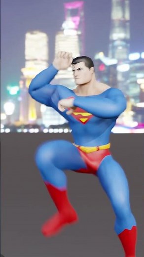 SUPERHERO DANCE PARTY! Spiderman VS Superman VS Robot #shorts