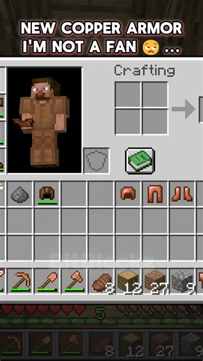 The SHOCKING Truth About Copper Armor in Minecraft ...