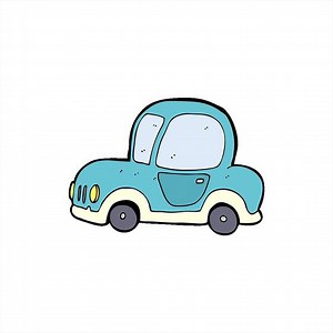 simple cartoon car