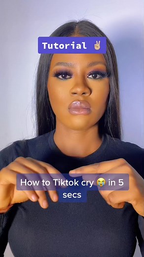 How to Cry in 5 Seconds: TikTok Tutorial