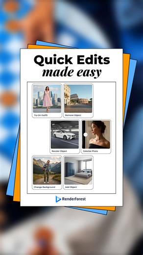 Quick edits just got way easier with Renderforest AI Image Generator ⏱️ | Renderforest | Facebook