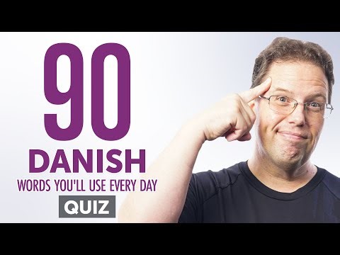 Quiz | 90 Danish Words You'll Use Every Day - Basic Vocabulary #49