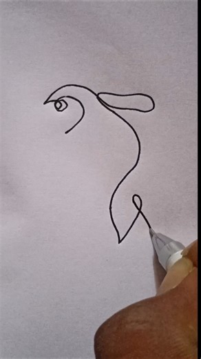 fish one line drawing #shorts