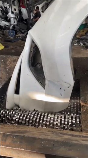 Car Bumpers Shredder#shredder #shredding #carbumper