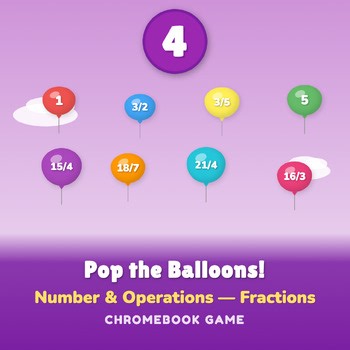 4th Grade Multiplying Fractions Math Game | Self-Paced Math Game