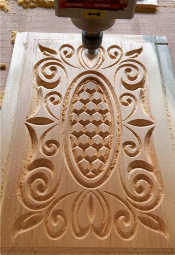 CNC Machine Creates Stunning Wooden Door