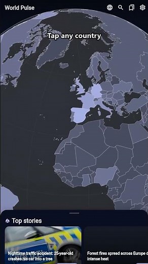 World Pulse — The World's News on a 3D Globe