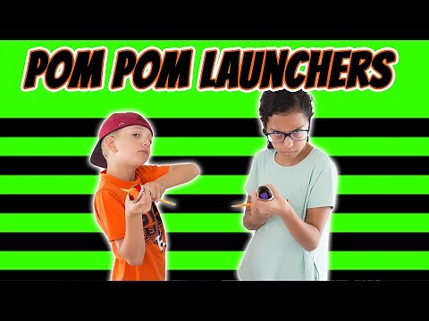 How to Make Pom Pom Launcher from Toilet Paper Roll