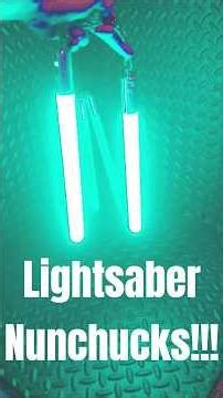 Lightsaber Nunchucks Unboxing and Review!!! #lightsaber #lightsabernunchucks #darkwolfsabers
