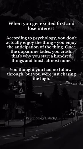 52 reactions · 4 comments | You’re not inconsistent — your brain just craves the anticipation more than the outcome. It’s not lack of discipline, it’s dopamine withdrawal. 易✨ #PsychologyLabHQ #DopamineDetox #Overthinking #PsychologyFacts #EmotionalAwareness | Psychology Lab | Facebook