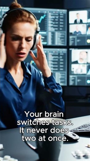 Multitasking myth #neuralsystem #facts