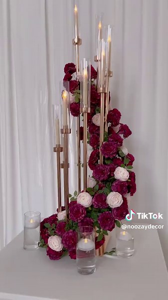 DIY Floral Candelabra for Stunning Wedding Decor