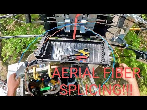 AERIAL SPLICING IN CORNING SCA-9T24!!