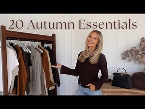 Ultimate Autumn Capsule Wardrobe | 20 Timeless Essentials for Fall 2025