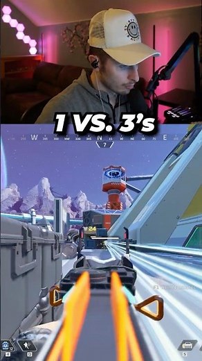 Inside the Mind of a CLEAN 1 VS. 3 in Apex Legends #apexlegends #apexlegendsclips #apexclips