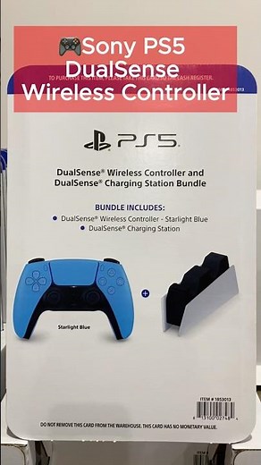 Sony PS5 Dualsense Wireless Controller & Charger Bundle