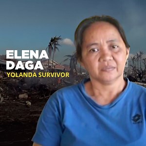 2.3M views · 34K reactions | #CAThrowback: Isa ang pamilya ni Elena Daga sa mga hinagupit ng Super Typhoon Yolanda. Isang araw bago tumama sa bansa ang bagyo, lumikas na sina Elena at ang kaniyang dalawang anak. Samantala, ang kaniyang asawa ay minabuting magpa-iwan para bantayan ang kanilang hanap-buhay. Hindi inakala ni Elena na ‘yun na pala ang huli nilang pagkikita. Panoorin ang kaniyang kuwento dito. | ABS CBN Integrated News & Current Affairs | Facebook